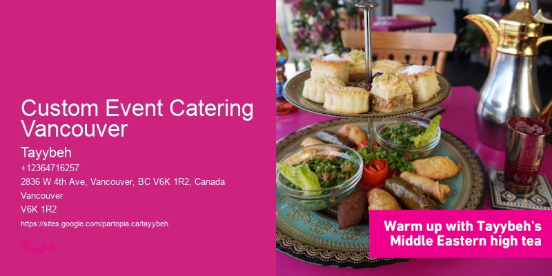 Custom Event Catering Vancouver