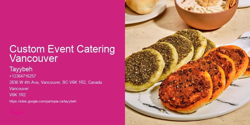 Unique Pop-Up Dinner Experiences Custom Event Catering Vancouver