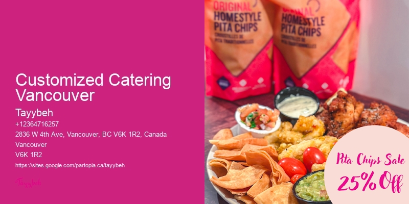 Customized Catering Vancouver Event Catering Packages