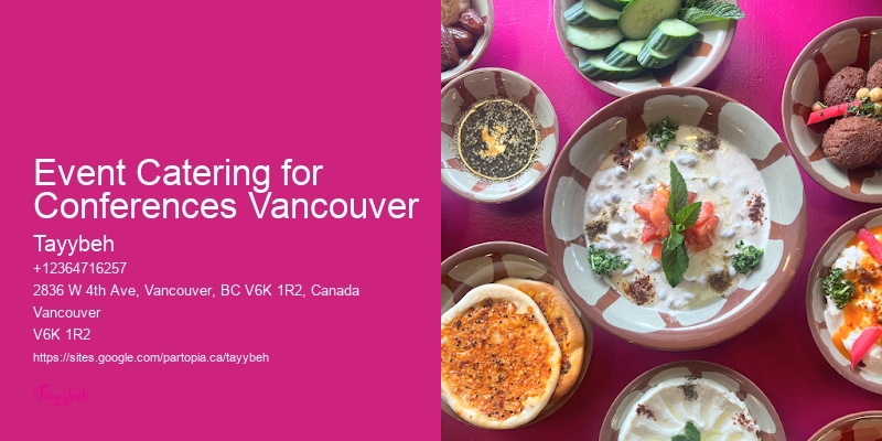 Event Catering for Conferences Vancouver Buffet Catering Services For Weddings