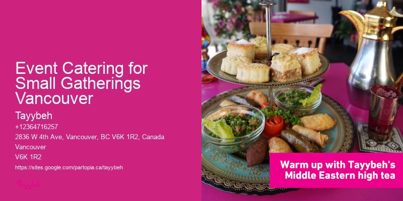 Event Catering for Small Gatherings Vancouver