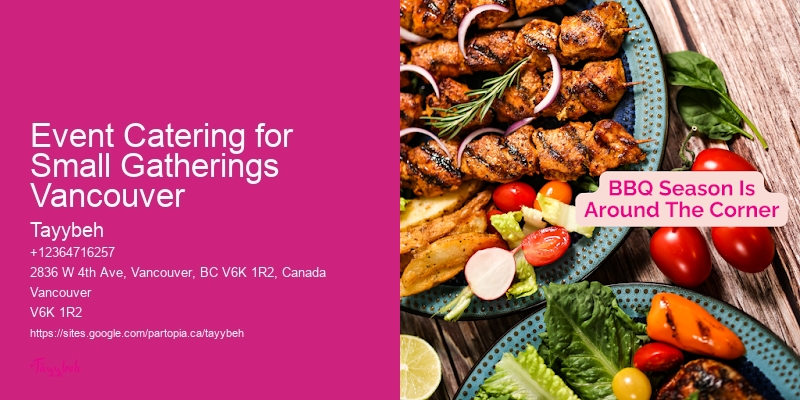 Professional Halal Catering Event Catering for Small Gatherings Vancouver