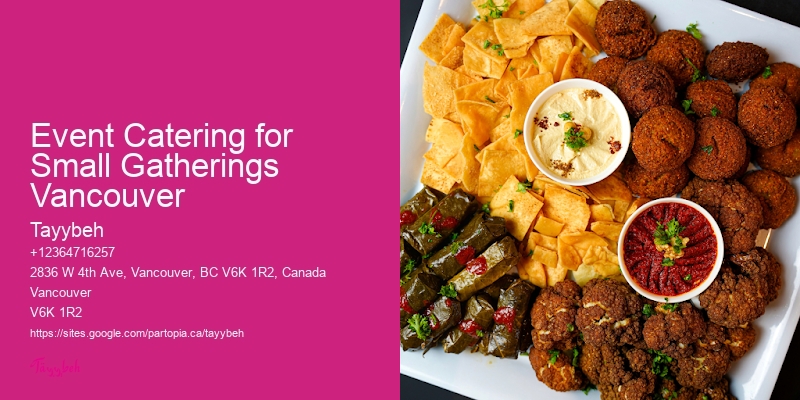 Catering Companies in Event Catering for Small Gatherings Vancouver