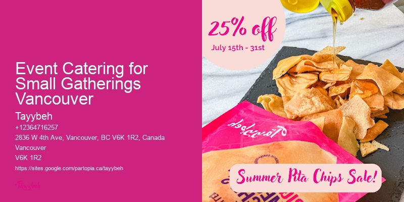 Affordable Buffet Catering Event Catering for Small Gatherings Vancouver