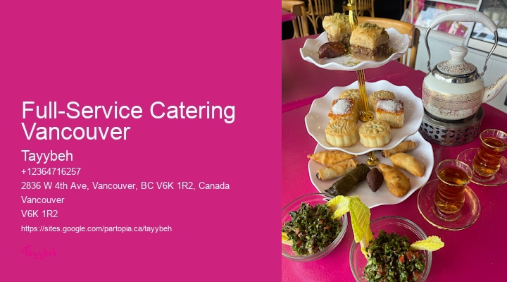 Breakfast Catering With Fresh Ingredients Full-Service Catering Vancouver