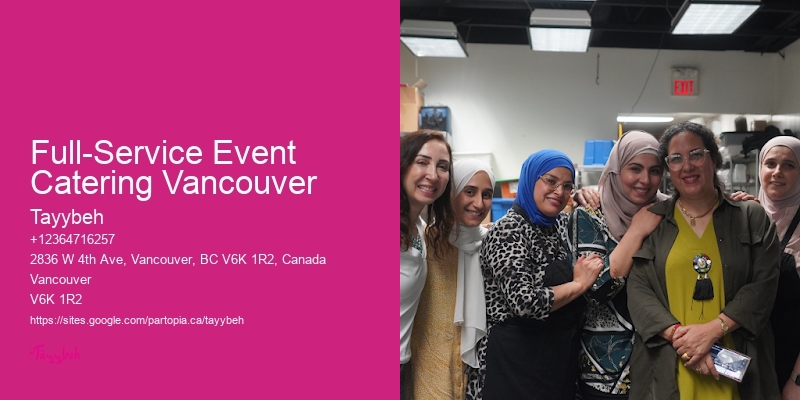 Full-Service Event Catering Vancouver