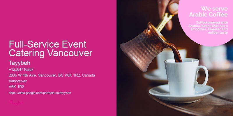 Catering for Large Events Full-Service Event Catering Vancouver