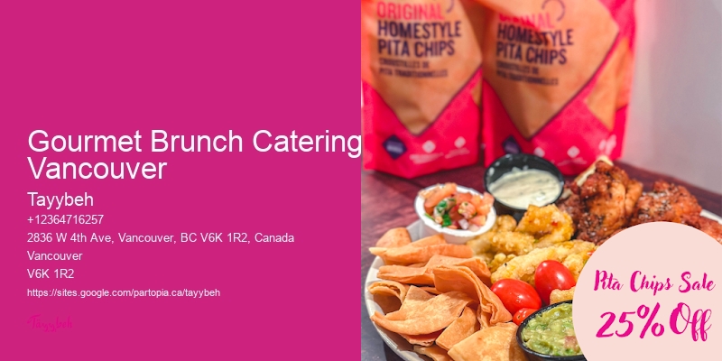 Gourmet Brunch Catering Vancouver Luxury Catering