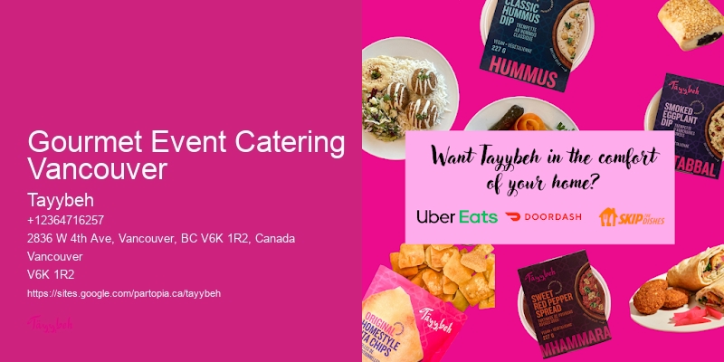 Ethnic Wedding Catering Gourmet Event Catering Vancouver
