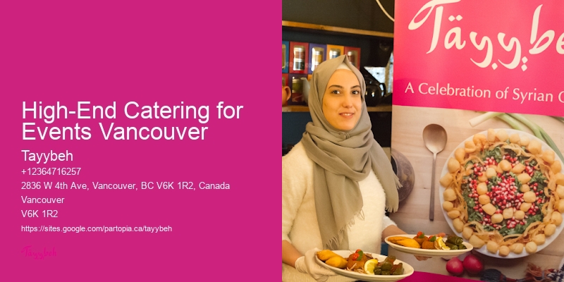 High-End Catering High-End Catering for Events Vancouver