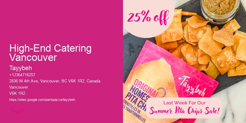 Catering Quotes High-End Catering Vancouver