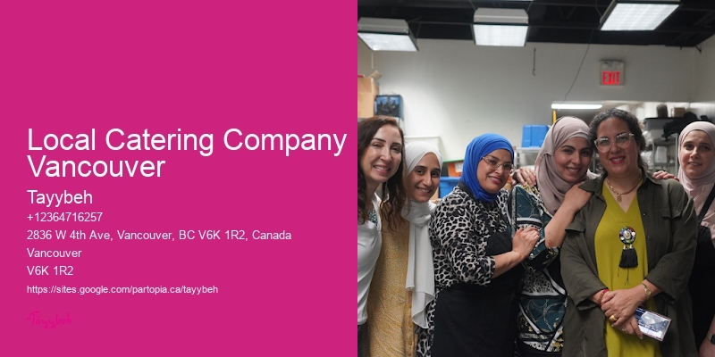 Local Catering Company Vancouver