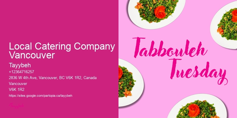 Event Catering For Birthdays Local Catering Company Vancouver