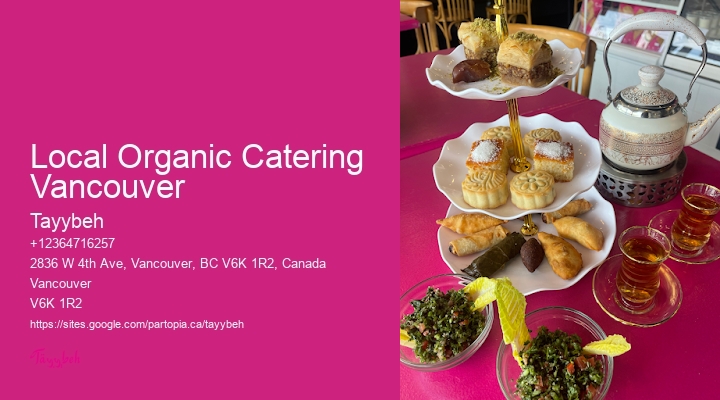 Mobile Event Catering Local Organic Catering Vancouver