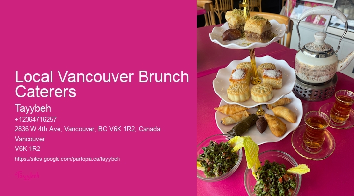 Ethnic Food Catering Local Vancouver Brunch Caterers