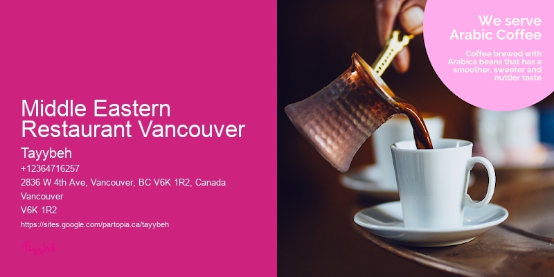 Event Catering Rentals Middle Eastern Restaurant Vancouver