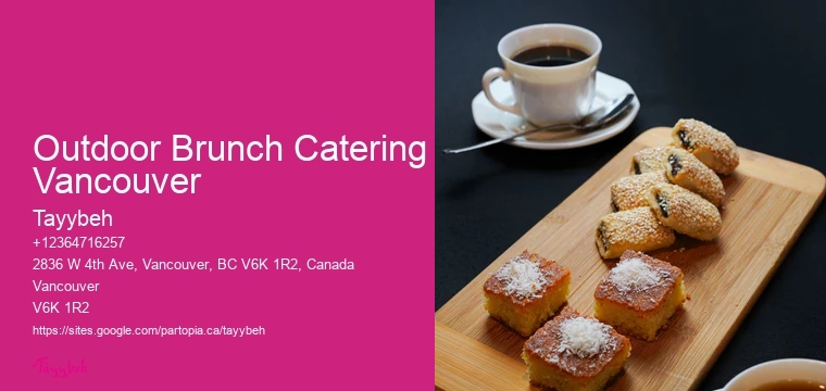 Affordable Brunch Catering Outdoor Brunch Catering Vancouver