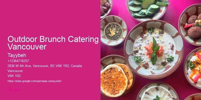 Catering for Corporate Events Outdoor Brunch Catering Vancouver