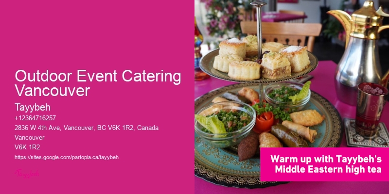 Outdoor Event Catering Vancouver