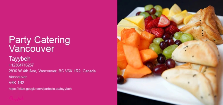 Buffet Catering Packages Party Catering Vancouver