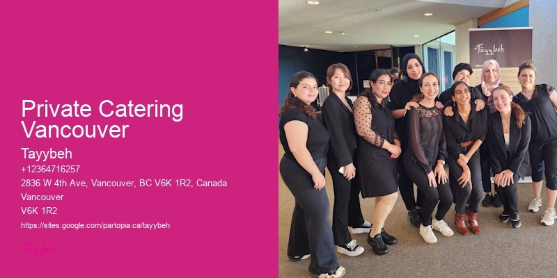 Private Catering Vancouver