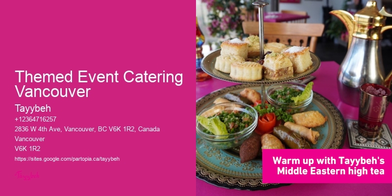 Themed Event Catering Vancouver