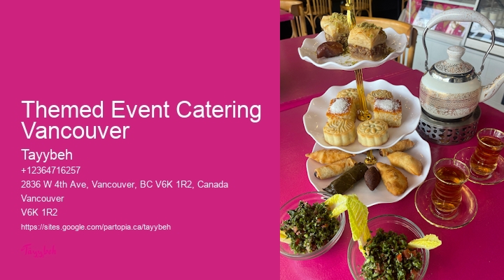 Brunch Catering for Weddings Themed Event Catering Vancouver