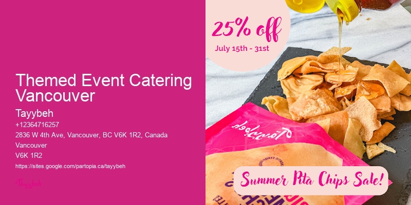 Themed Event Catering Vancouver Catering Packages