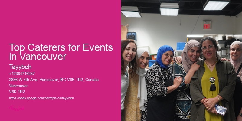 Top Caterers for Events in Vancouver