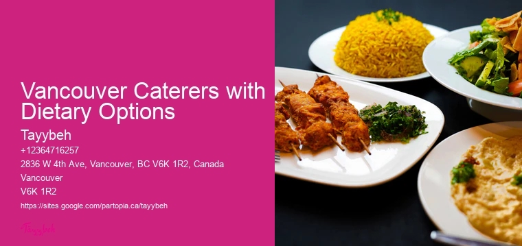 Vancouver Caterers with Dietary Options Social Event Catering