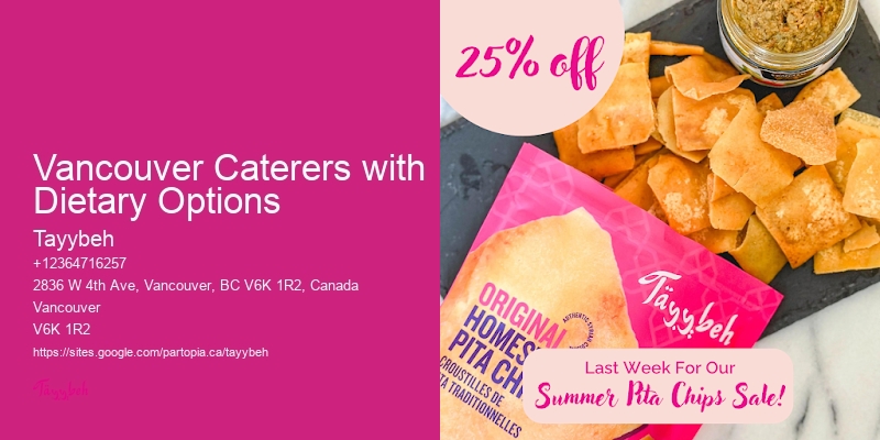 Wedding Catering Delivery Vancouver Caterers with Dietary Options