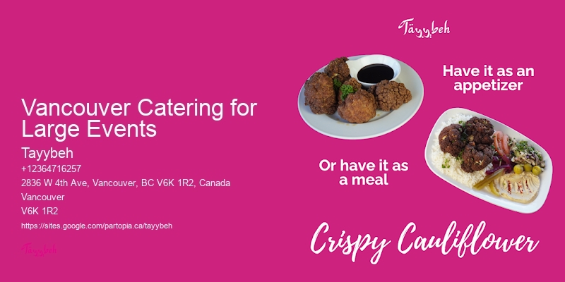 Top Vancouver Catering for Large Events Caterers