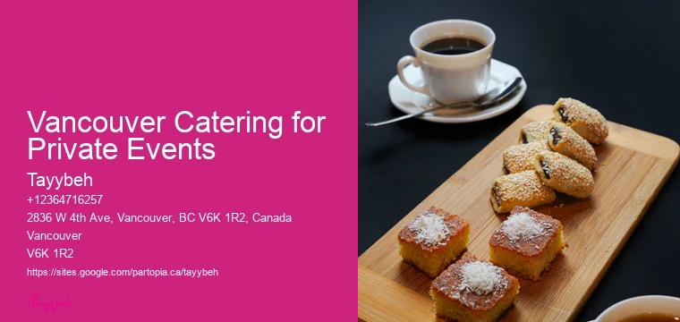 Lunch Catering For Small Groups Vancouver Catering for Private Events