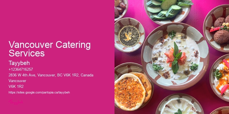 Syrian Pop-Up Dinners Vancouver Catering Services