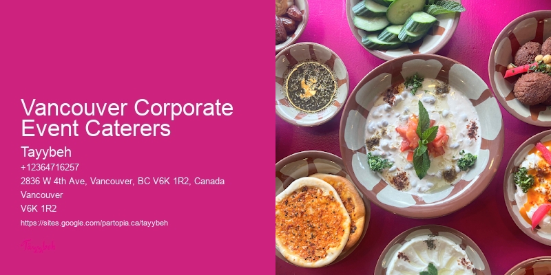 Lunch Buffet Catering Vancouver Corporate Event Caterers
