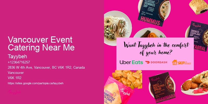 Eco-Friendly Office Catering Vancouver Event Catering Near Me