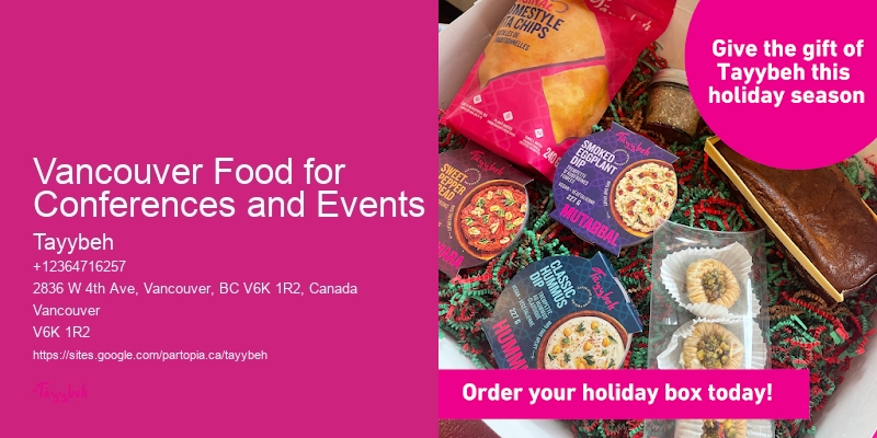 Vegan Lunch Catering Vancouver Food for Conferences and Events