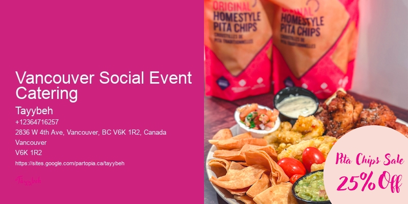 Personalized Event Catering Vancouver Social Event Catering