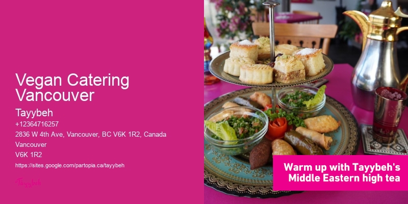 Wedding Catering with Tastings Vegan Catering Vancouver