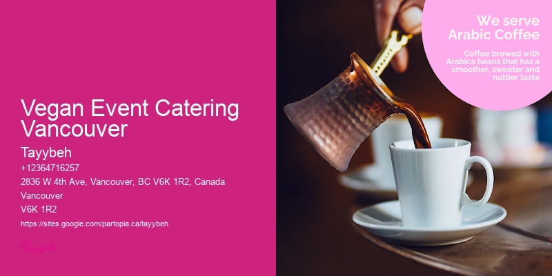 Vegan Event Catering Vancouver Halal Catering for Weddings