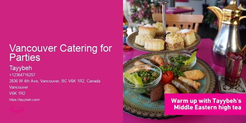 Vancouver Catering for Parties