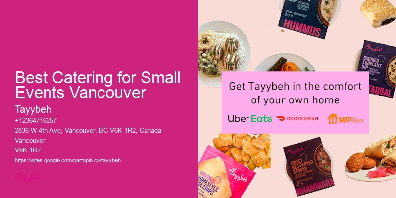 Best Catering for Small Events Vancouver