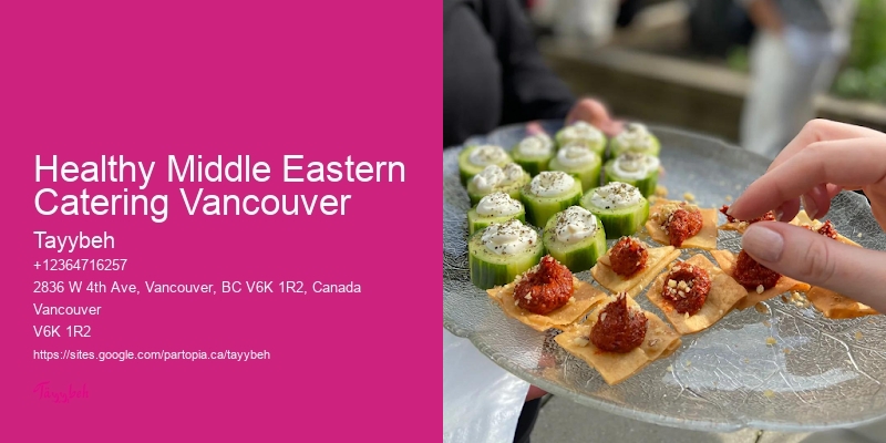 Healthy Middle Eastern Catering Vancouver