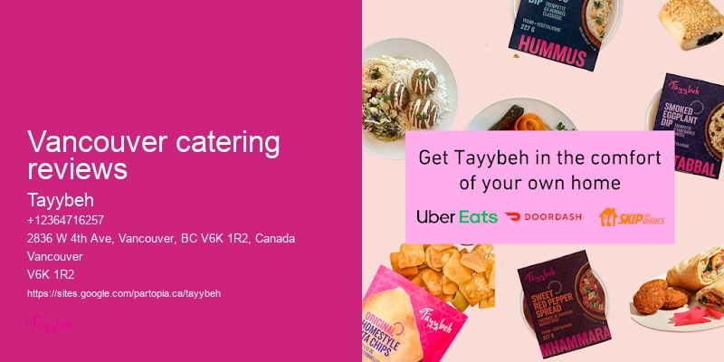 Vancouver catering reviews