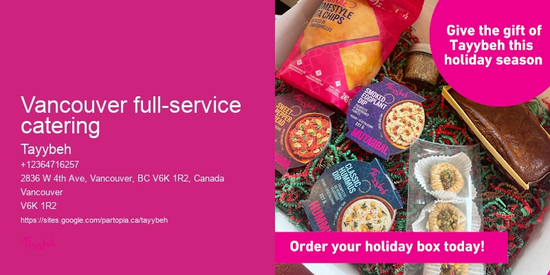 Vancouver full-service catering