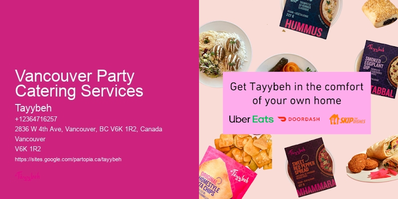 Vancouver Party Catering Services