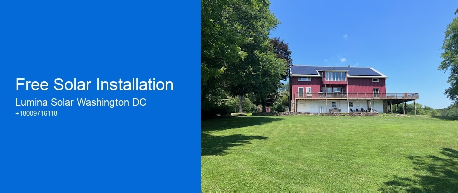 Free Solar Installation