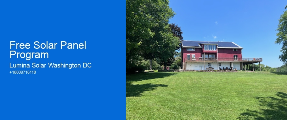 Free Solar Panel Program