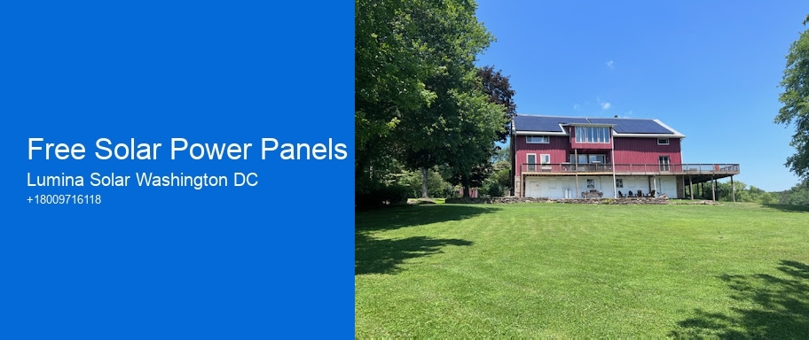 Free Solar Power Panels