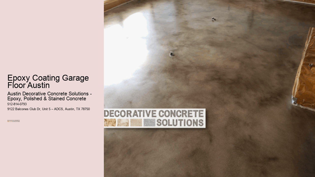 Epoxy Coating Garage Floor Austin